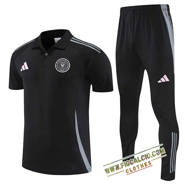 Kit Maglia Polo Inter Miami CF Nero 2025/2026