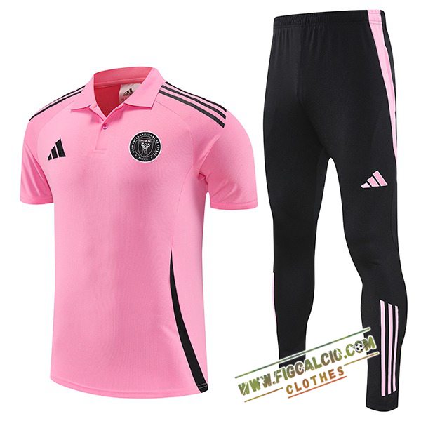Kit Maglia Polo Inter Miami CF Rosa/Nero 2025/2026