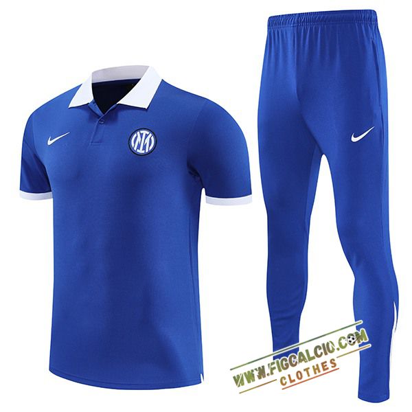 Kit Maglia Polo Inter Milan Blu Reale 2025/2026