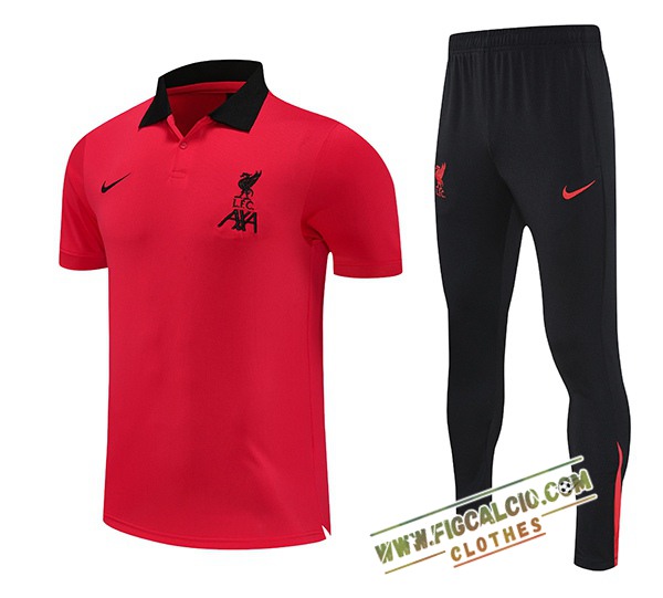 Kit Maglia Polo FC Liverpool Rosso 2025/2026