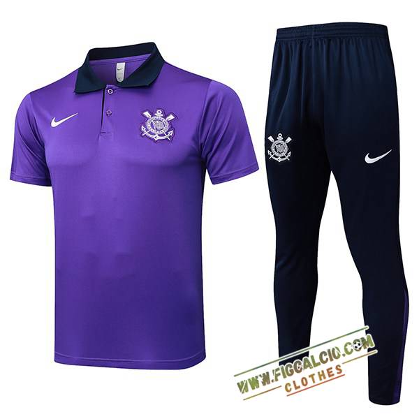 Kit Maglia Polo Corinthians viola 2025/2026
