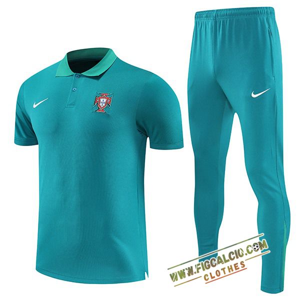 Kit Maglia Polo Portogallo Verde 2025/2026