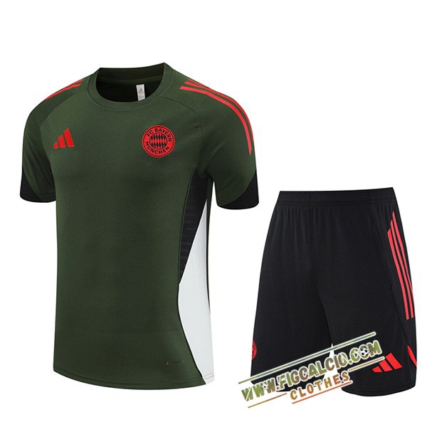 Kit Maglia Allenamento Bayern Monaco Verde 2025/2026