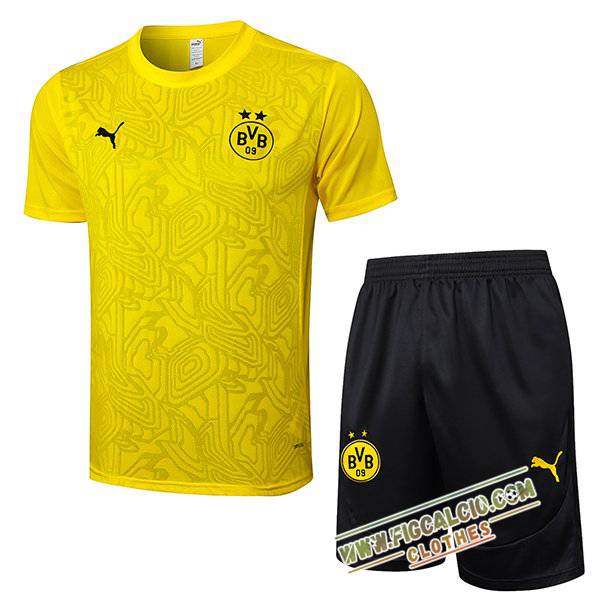 Kit Maglia Allenamento Dortmund Giallo 2025/2026