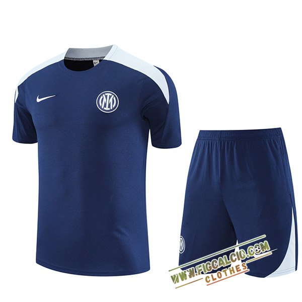 Kit Maglia Allenamento Inter Milan Blu Reale 2025/2026