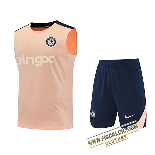 Kit Canotta Allenamento FC Chelsea Rosa 2025/2026