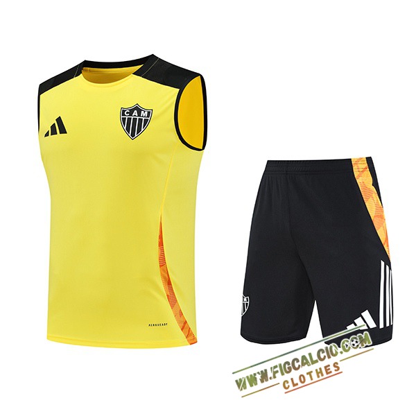Kit Canotta Allenamento Atletico Mineiro Giallo 2025/2026