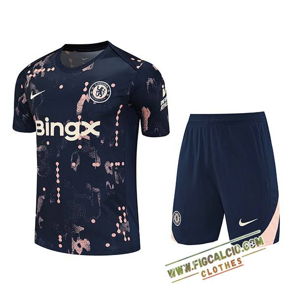 Kit Maglia Allenamento FC Chelsea Blu Scuro 2025/2026