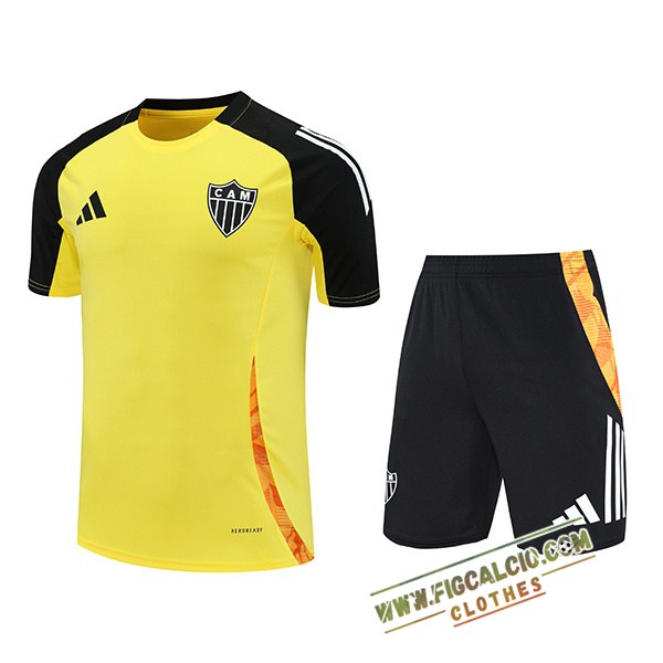 Kit Maglia Allenamento Atletico Mineiro Giallo 2025/2026