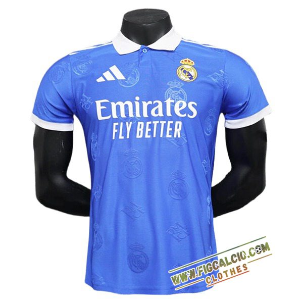 Maglia Polo Real Madrid Blu 2025/2026