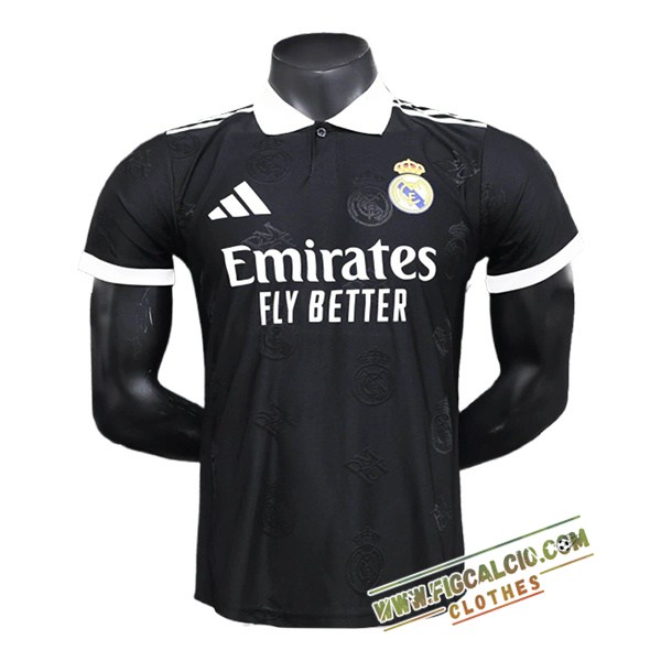 Maglia Polo Real Madrid Nero 2025/2026