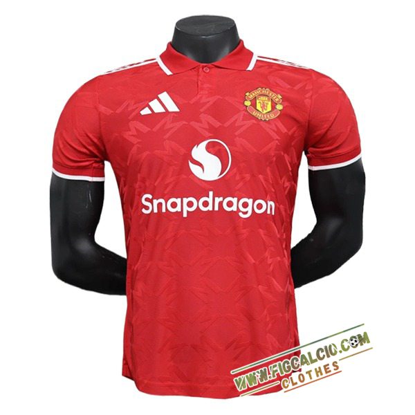 Maglia Polo Manchester United Rosso 2025/2026