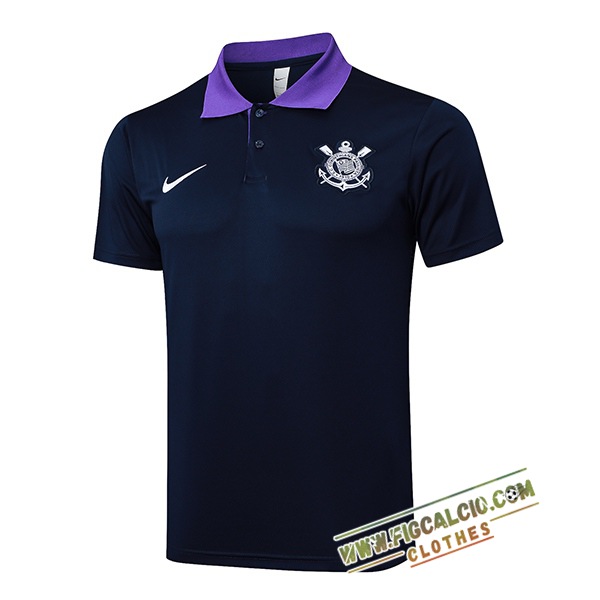 Maglia Polo Corinthians Nero/viola 2025/2026