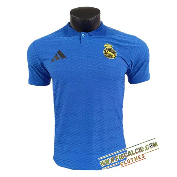 Maglia Polo Real Madrid Blu 2025/2026 -02