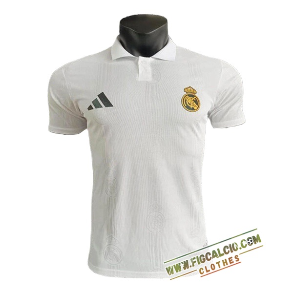 Maglia Polo Real Madrid Bianco 2025/2026 -03