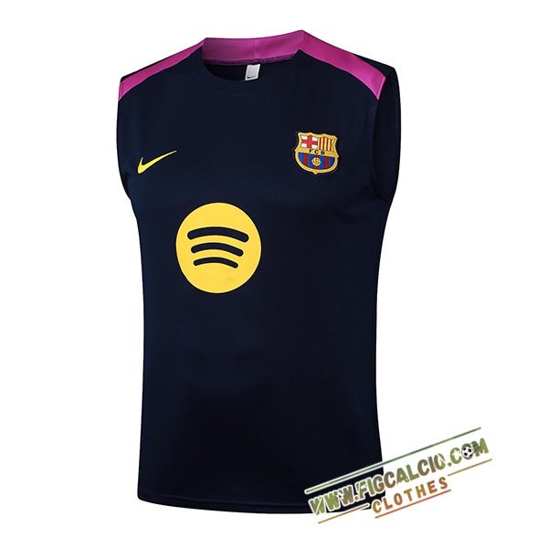 Canotta Allenamento FC Barcellona Blu Reale 2025/2026