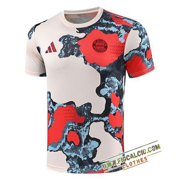T Shirt Allenamento Bayern Monaco Beige/Rosso/Blu 2025/2026