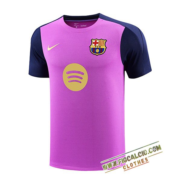 T Shirt Allenamento FC Barcellona viola 2025/2026