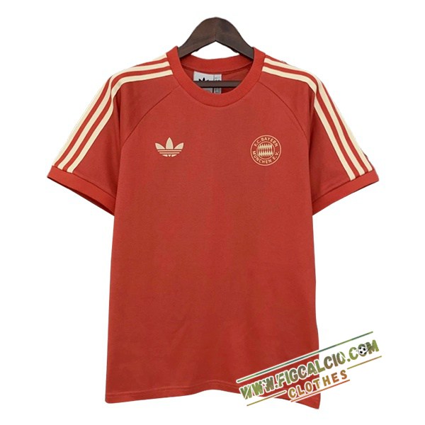 T Shirt Allenamento Bayern Monaco Rosso/Beige 2025/2026