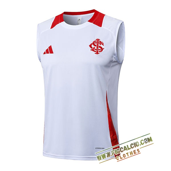 Canotta Allenamento Internacional Bianco/Rosso 2025/2026