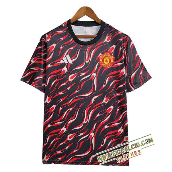 T Shirt Allenamento Manchester United Rosso/Nero 2025/2026