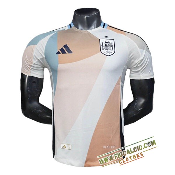 T Shirt Allenamento Spagna Bianco/Arancia/Blu 2025/2026