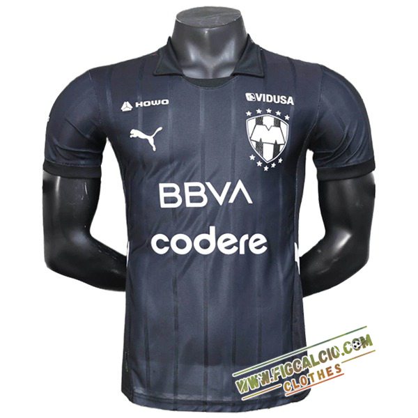 T Shirt Allenamento Monterrey Nero 2025/2026