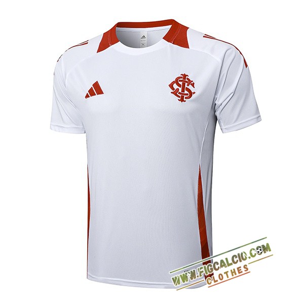 T Shirt Allenamento Internacional Bianco/Rosso 2025/2026