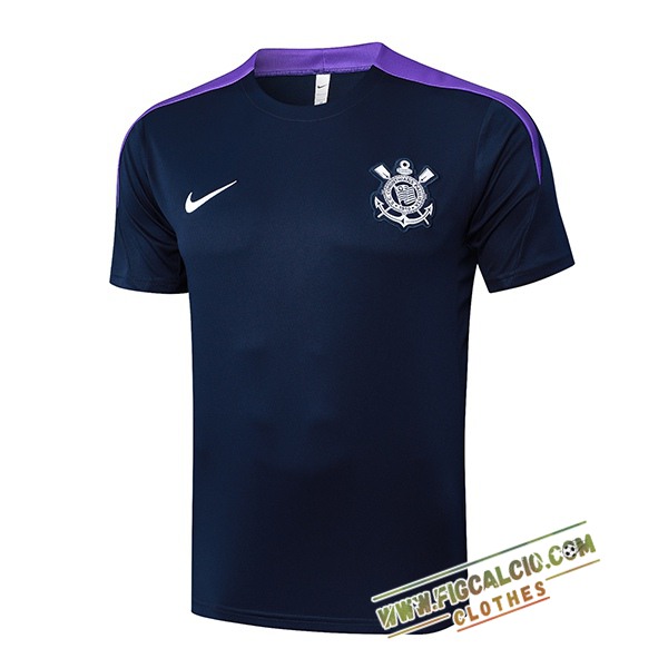 T Shirt Allenamento Corinthians Blu Reale 2025/2026