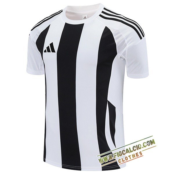 T Shirt Allenamento Adidas Bianco/Nero 2025/2026