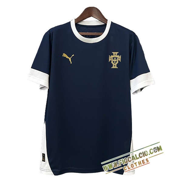 T Shirt Allenamento Portogallo Blu Scuro 2025/2026