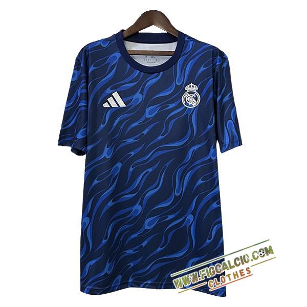 T Shirt Allenamento Real Madrid Blu 2025/2026 -02