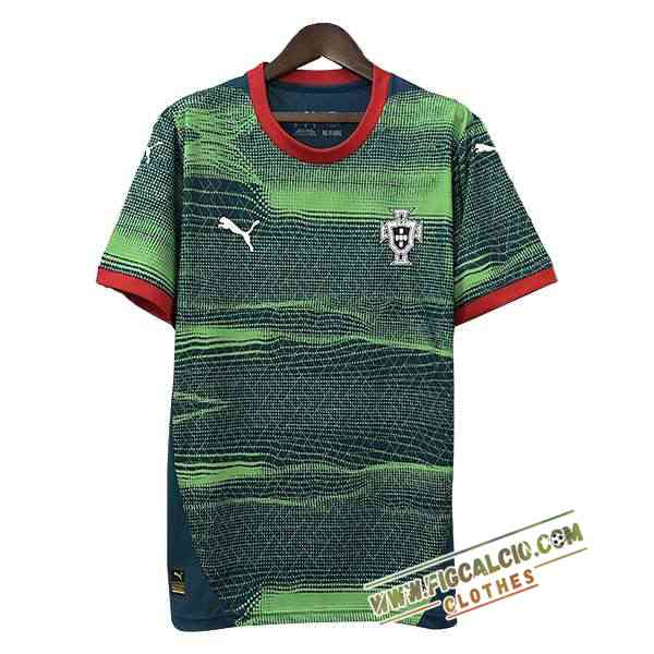 T Shirt Allenamento Portogallo Verde 2025/2026