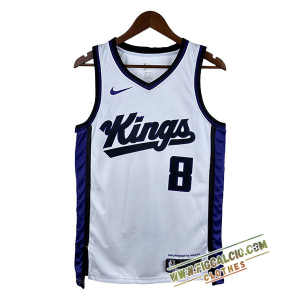 Maglia Sacramento Kings (LAVINE #8) 2025/26 Bianco/viola/Nero
