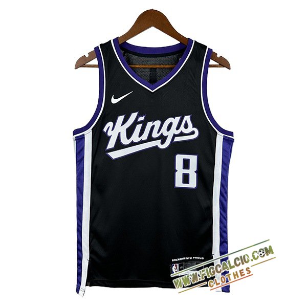 Maglia Sacramento Kings (LAVINE #8) 2025/26 Nero/Bianco/viola