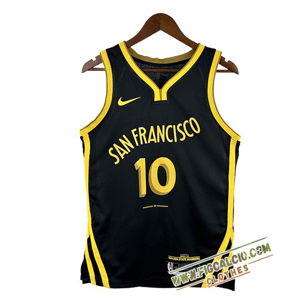 Maglia Golden State Warriors (BUTLER III #10) 2025/26 Nero/Giallo -02