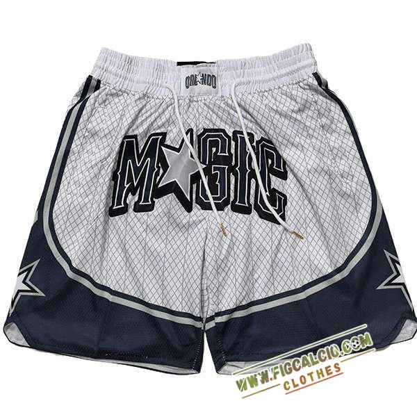 Pantaloncini NBA Orlando Magic 2025/26 Bianco/Nero