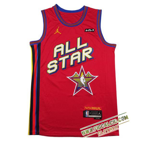Maglia American All-Star (WEMBANYAMA #1) 2024/25 Rosso/Nero