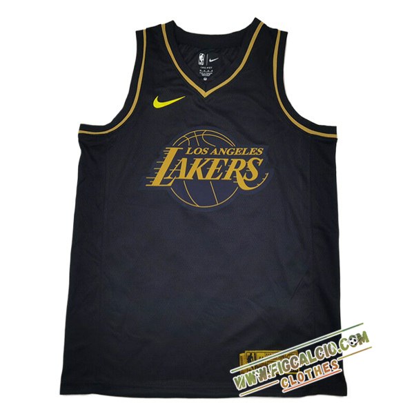 Maglia Los Angeles Lakers (CURRY #77) 2025/26 Nero/Giallo