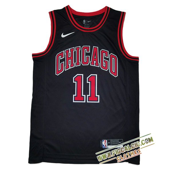 Maglia Chicago Bulls (DEROZAN #11) 2025/26 Nero/Rosso