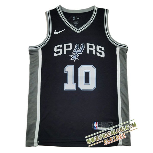 Maglia San Antonio Spurs (SOCHAN #10) 2025/26 Nero/Grigio/Bianco