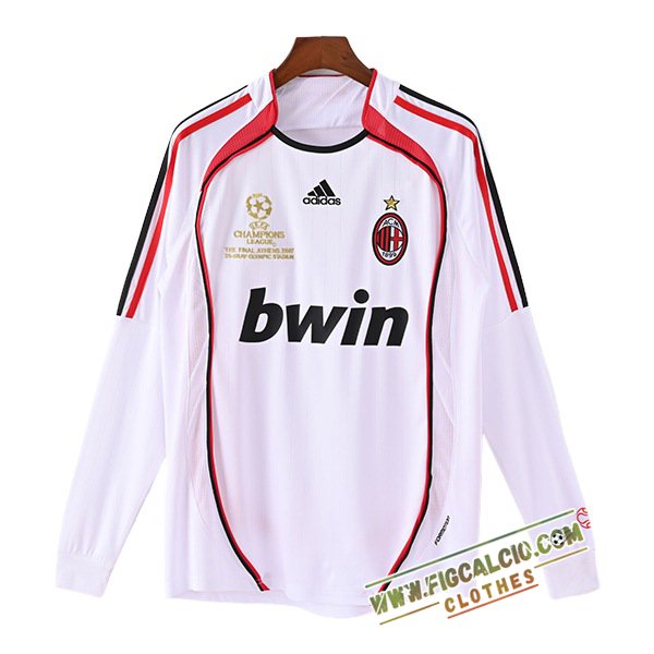 Maglie Calcio AC Milan Retro Seconda Manica Lungas 2006/2007