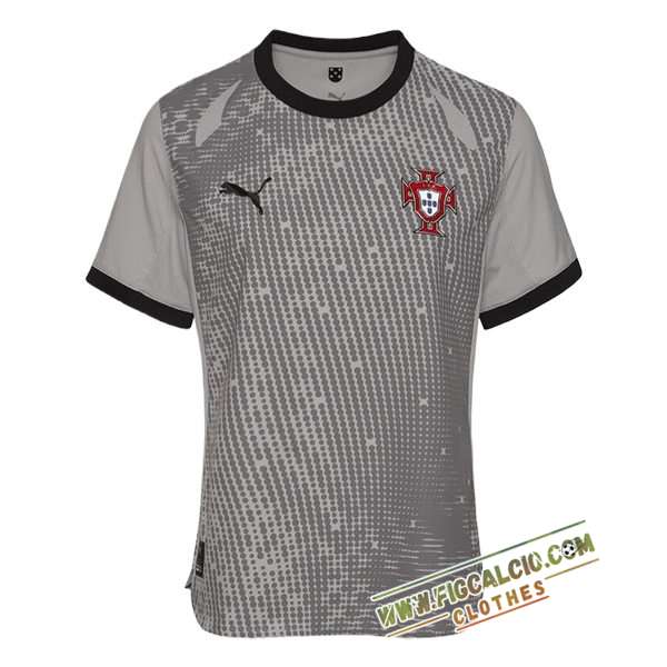 Nuova Maglia Nazionale Portogallo Portiere Grigio 2025/2026