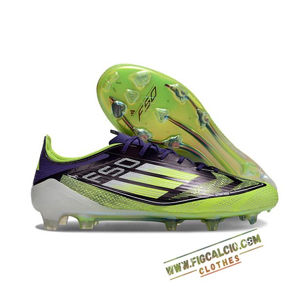 Adidas Scarpe Da Calcio F50 ELITE FG Verde/Nero/viola