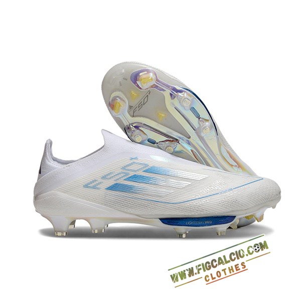 Adidas Scarpe Da Calcio F50+ FG Bianco/Blu