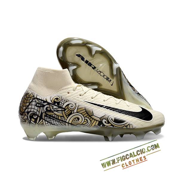 Nike Scarpe Da Calcio Air Zoom Mercurial Superfly IIX Elite FG Beige/Nero