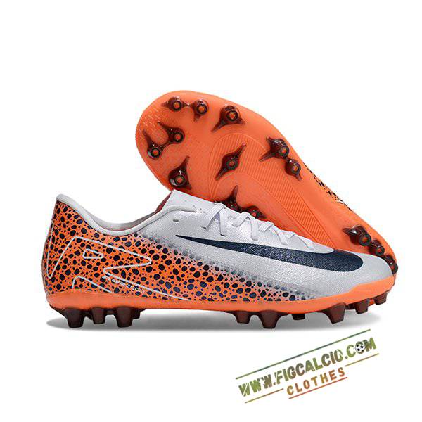 Nike Scarpe Da Calcio AIR ZOOM MERCURIAL VAPOR XVI ACADEMY X MBAPPE AG Grigio/Arancia/Nero