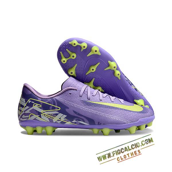 Nike Scarpe Da Calcio AIR ZOOM MERCURIAL VAPOR XVI ACADEMY X MBAPPE AG viola/Verde