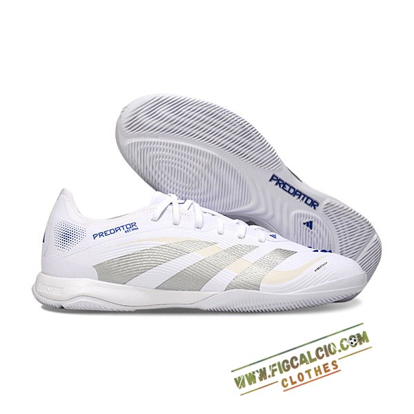 Adidas Scarpe Da Calcio PREDATOR 25 ELITE IC BOOTS Bianco/Grigio/Blu