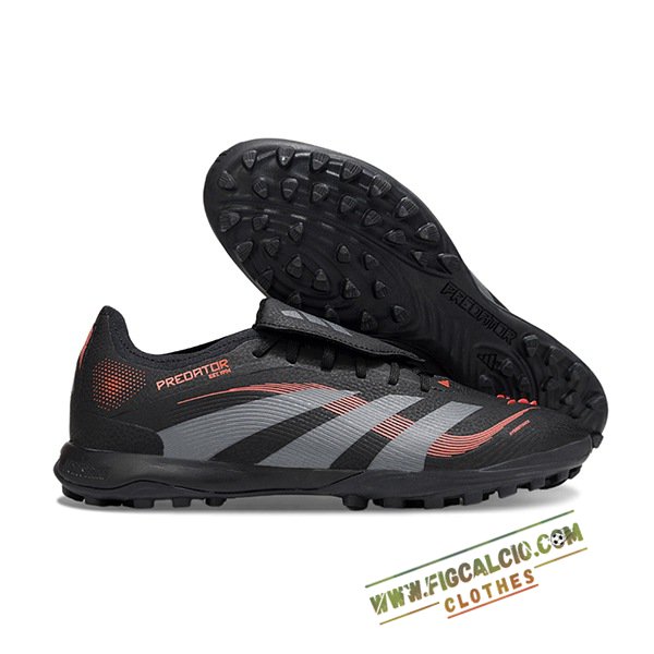Adidas Scarpe Da Calcio PREDATOR LEAGUE FT TURF Nero/Grigio/Rosso
